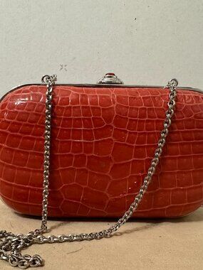Judith Leiber genuine Crocodile Clutch